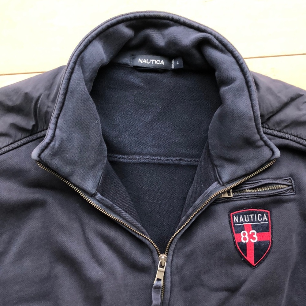 Navy Nautical Jacket Size Large - Picture 2 of 8